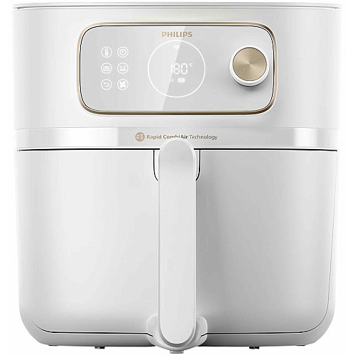 Мультипечь Philips Combi XXL Connected 2200Вт, чаша-8.3л, сенсорное управл., 22 авто. программ, пластик, белый