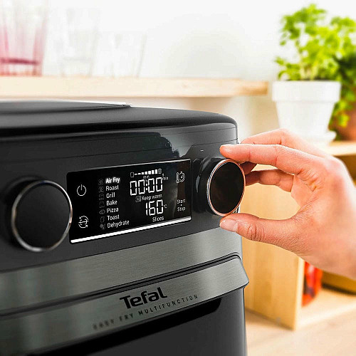 Мультипечь Tefal Easy Fry Multifunctional, 1800Вт, механическое управл., 9 программ, пластик, черный