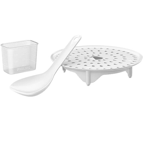 Мультиварка Philips Viva Collection 1300Вт, чаша-6л, електр. керування , 15 авто. програм, нержав.сталь, пластик, чорний