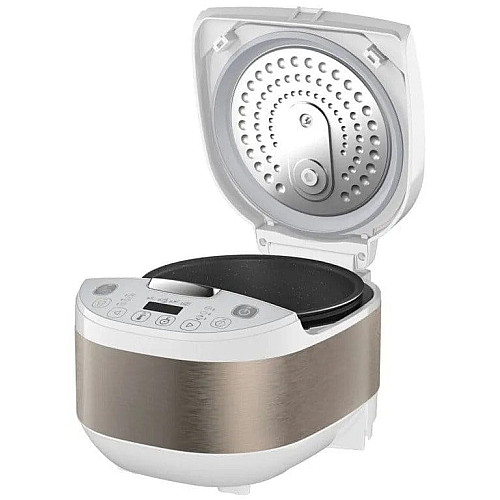 Мультиварка Moulinex SimplyCook Plus, 750Вт, чаша-4л, електронне керув., метал/пластик, білий