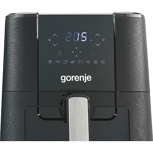 Мультипечь Gorenje 1350Вт, чаша-5.4л, сенсорное управл., 8 авто. программ, пластик+металл, черный