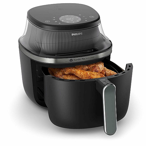 Мультипечь Philips Ovi XL Series 3000, 2000Вт, чаша-7.2л, сенсорное управл., 16 авто. программ, с окошком, пластик, черный
