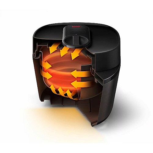 Мультиварка-скороварка Philips All-in-One Cooker, 1000Вт, чаша-5л, электронное управл., пластик, черный