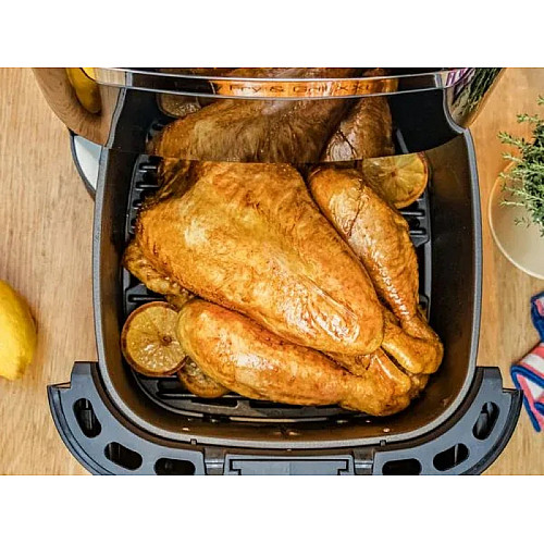 Мультипіч Tefal EasyFry&Grill XXL, 1830Вт, чаша-6.5л, сенсорне керув., 8 програм, пластик, чорно-синій