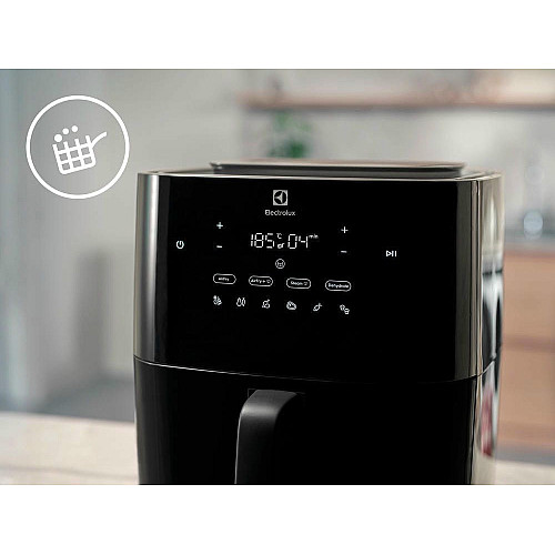 Мультипечь Electrolux 1800Вт, чаша-6.8л, сенсорное управление, 6 авто. программ, пара, пластик, черный