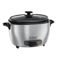 Рисоварка Russell Hobbs MaxiCook, 1000Вт, чаша-5л, електронне керув., нерж. сталь, чорний