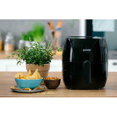 Мультипіч Gorenje 1400Вт, чаша-3.5л, сенсорне управл., 9 авто. програм, пластик, чорний
