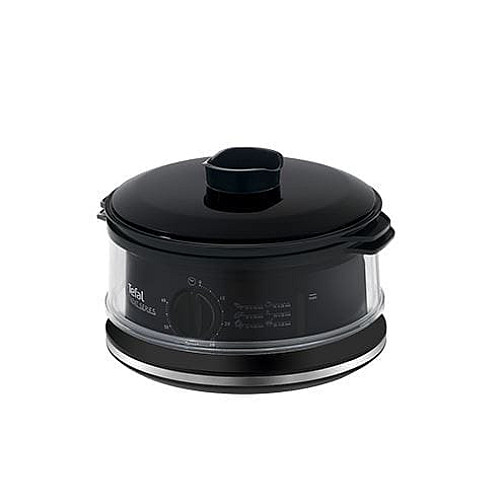 Пароварка Tefal Convenient, 900Вт, чаша-2.9/3.1л, резервуар для воды -1.5л, механическое управл., пластик, черный