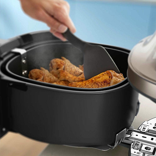 Мультипечь Philips Series 5000 OVI SteamFry 2000Вт, чаша-7.2л, сенсорное управл., 12 авто. программ, аксессуары, пластик, черный