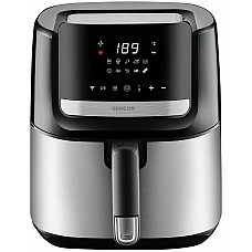 Мультипіч Sencor Vita Fryer, 1600Вт, чаша-6,5л, сенсорне керув., 10 програм, пластик, нерж. сталь-чорний