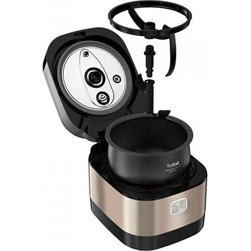 Мультиварка Tefal MultiCook&Stir, 1200Вт, чаша-5л, електронне керув., пластик, чорно-бронзовий