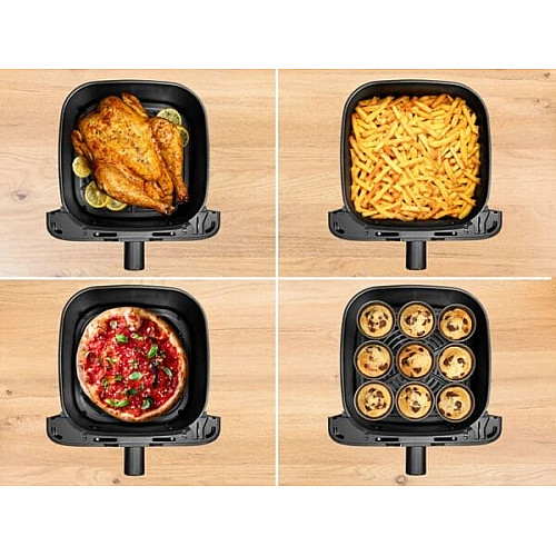 Мультипіч Tefal Easy Fry Mega, 1700Вт, чаша-7.5л, сенсорне керув., 8 програм, пластик, бежевий