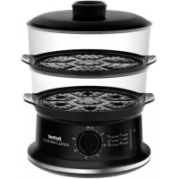 Пароварка Tefal Convenient, 900Вт, чаша-2.9/3.1л, резервуар для воды -1.5л, механическое управл., пластик, черный