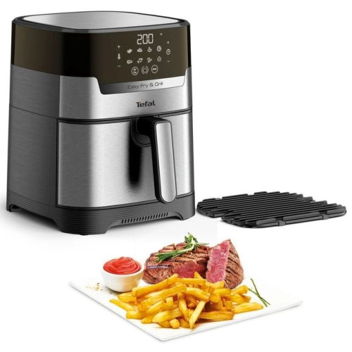Мультипіч Tefal EasyFry&Grill Precision, 1550Вт, чаша-4.2л, сенсорне керув., пластик, сірий