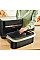 Мультипіч Tefal Dual Easy Fry Flex, 2700Вт, чаша-5.5+3.5л, сенсорне керув., з віконцем, 2 чаши, гриль, пластик, чорний