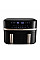 Мультипечь Russell Hobbs Satis Fry DualBaske 2800Вт, чаша-4.5/4.5л, сенсорное управл., 9 авто. программ, пластик, черный