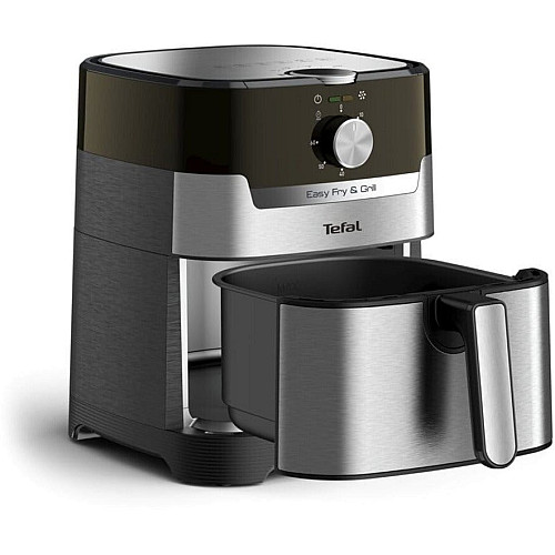 Мультипечь Tefal EasyFry&Grill, 1550Вт, чаша-4.2л, механическое управл., от 80°C до 200°C, пластик, серый