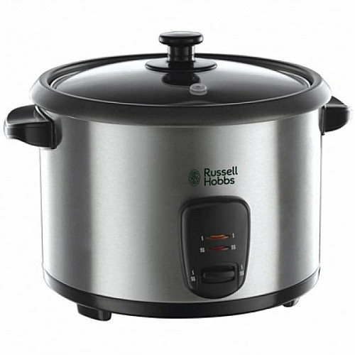 Рисоварка Russell Hobbs Cook&Home, чаша-1.8л, электронное управл., нерж. сталь, черный