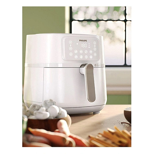 Мультипіч Philips XXL Connected 2000Вт, чаша-7,2 л, сенсорне керування, 16 програм, пластик, біло-сріблястий