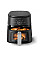 Мультипечь Philips Ovi digital, 1500Вт, чаша-4.2л, сенсорное управление, 13 авто. программ, окошко, пластик, черный
