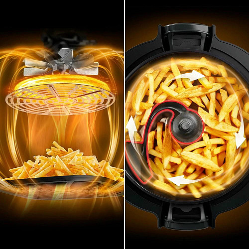 Мультиварка-мультипечь Tefal Multicook Actifry, 1334Вт, чаша-6л, сенсорное управл., 14 программ, металл/пластик, черный