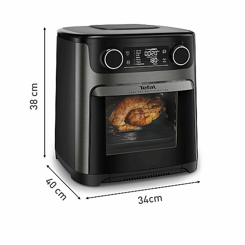 Мультипечь Tefal Easy Fry Multifunctional, 1800Вт, механическое управл., 9 программ, пластик, черный