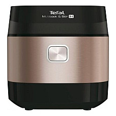 Мультиварка Tefal MultiCook&Stir, 1200Вт, чаша-5л, електронне керув., пластик, чорно-бронзовий