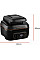 Мультипечь Russell Hobbs SatisFry Air&Grill, 1745Вт, чаша-5.5л, сенсорное управл., алюминий/пластик, черно-оранжевый