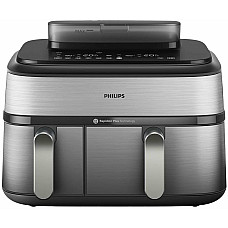 Мультипіч Philips Ovi Dual Steam 2750Вт, чаша-3+6л, сенсорне управл., 12 авто. програм,  пластик/метал