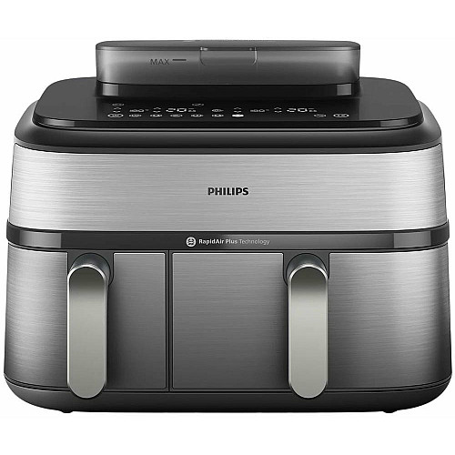 Мультипечь Philips Ovi Dual Steam 2750Вт, чаша-3+6л, сенсорное управл., 12 авто. программ, пластик/металл