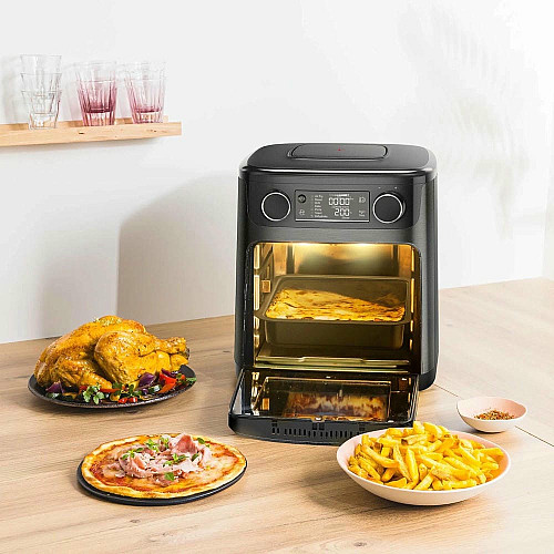 Мультипечь Tefal Easy Fry Multifunctional, 1800Вт, механическое управл., 9 программ, пластик, черный