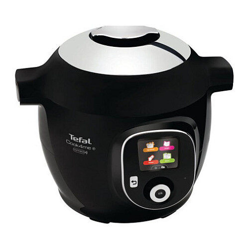 Мультиварка-скороварка Tefal Cook4me+ Connect, 1600Вт, чаша-6л, електронне керув., пластик, чорний