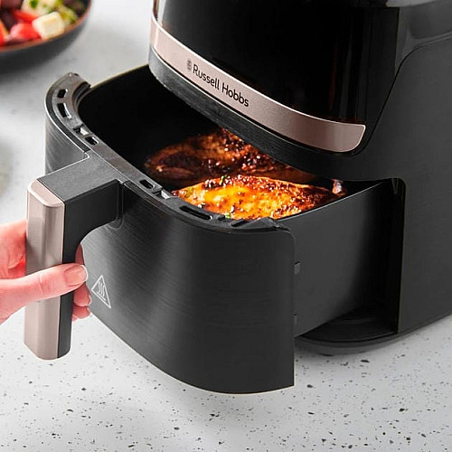 Мультипечь Russell Hobbs SatisFry 1300Вт, чаша-4.3л, сенсорное управл., 9 авто. программ, пластик, черный