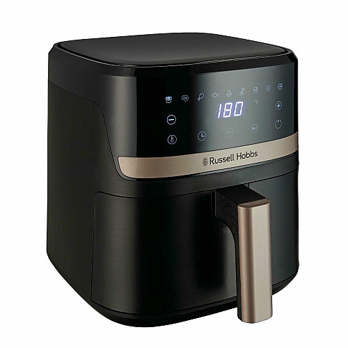 Мультипечь Russell Hobbs SatisFry 1300Вт, чаша-4.3л, сенсорное управл., 9 авто. программ, пластик, черный
