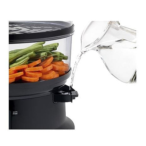 Пароварка Tefal Convenient, 900Вт, чаша-2.9/3.1л, резервуар для воды -1.5л, механическое управл., пластик, черный