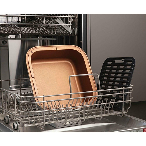 Мультипечь Russell Hobbs SatisFry Air&Grill, 1745Вт, чаша-5.5л, сенсорное управл., алюминий/пластик, черно-оранжевый