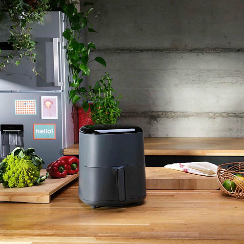 Мультипіч Tefal Easy Fry Max, 1500Вт, чаша-5л, сенсорне керув., 10 програм, пластик, чорний