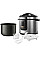 Мультиварка Philips Viva Collection 1300Вт, чаша-6л, електр. керування , 15 авто. програм, нержав.сталь, пластик, чорний