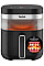Мультипечь Tefal Easy Fry Infrared, 1850Вт, чаша-7л, сенсорное управл., 8 программ, с окошком, пластик, черный