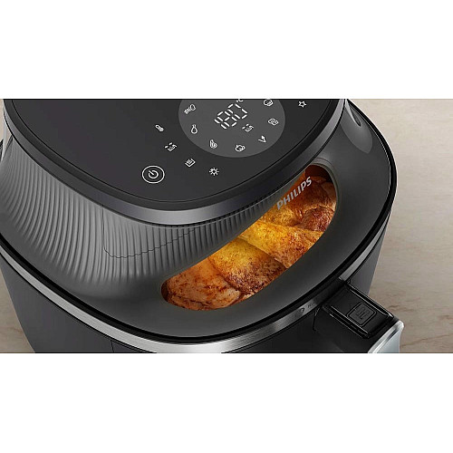 Мультипечь Philips Ovi Series 3000, 1700Вт, чаша-6.2л, сенсорное управл., 12 авто. программ, пластик, черный