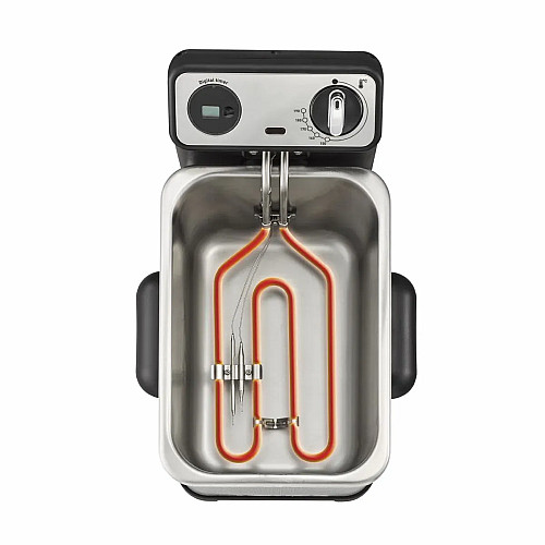 Фритюрниця Tefal Filtra Pro, 2400Вт, ємність-3л, механічне керув., від 150°C до 190°C нержавіюча сталь, чорний