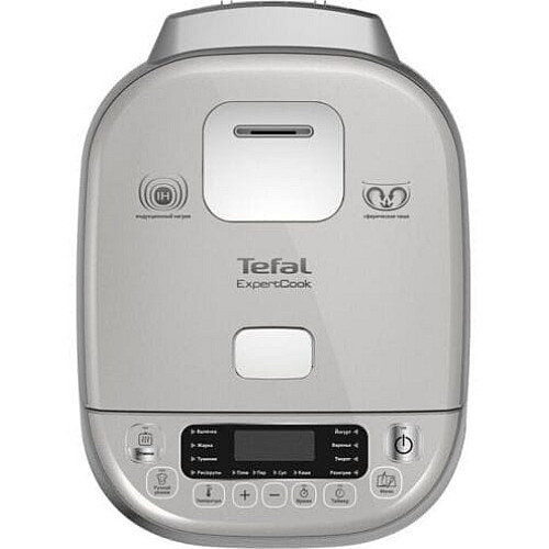 Мультиварка Tefal Expert Cook Induction, 1200Вт, чаша-5л, электронное управл., пластик, серый
