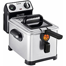 Фритюрниця Tefal Filtra Pro, 2400Вт, ємність-3л, механічне керув., від 150°C до 190°C нержавіюча сталь, чорний