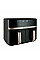 Мультипечь Russell Hobbs Satis Fry DualBaske 2800Вт, чаша-4.5/4.5л, сенсорное управл., 9 авто. программ, пластик, черный