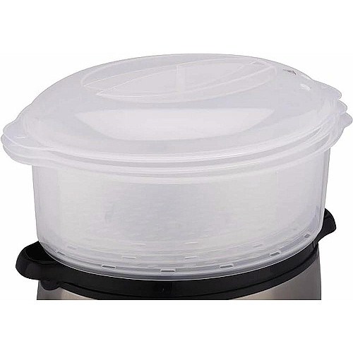 Пароварка Russell Hobbs Cook&Home 800Вт, чаша-3/3/3л, резервуар для воды -1л, механическое управление, 3 яруса, металл/пластик, черный