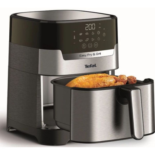 Мультипіч Tefal EasyFry&Grill Precision, 1550Вт, чаша-4.2л, сенсорне керув., пластик, сірий