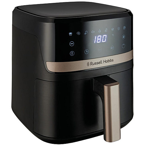 Мультипечь Russell Hobbs SatisFry 1300Вт, чаша-4.3л, сенсорное управл., 9 авто. программ, пластик, черный