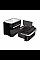 Мультипіч Tefal Dual Easy Fry Flex, 2700Вт, чаша-5.5+3.5л, сенсорне керув., з віконцем, 2 чаши, гриль, пластик, чорний
