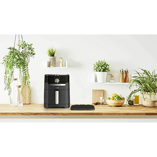 Мультипіч Tefal AirFry&Grill, 1550Вт, чаша-4.2л, електронне керув., пластик, чорний
