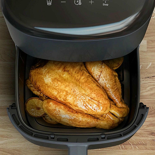 Мультипіч Tefal Easy Fry Max, 1500Вт, чаша-5л, сенсорне керув., 10 програм, пластик, чорний